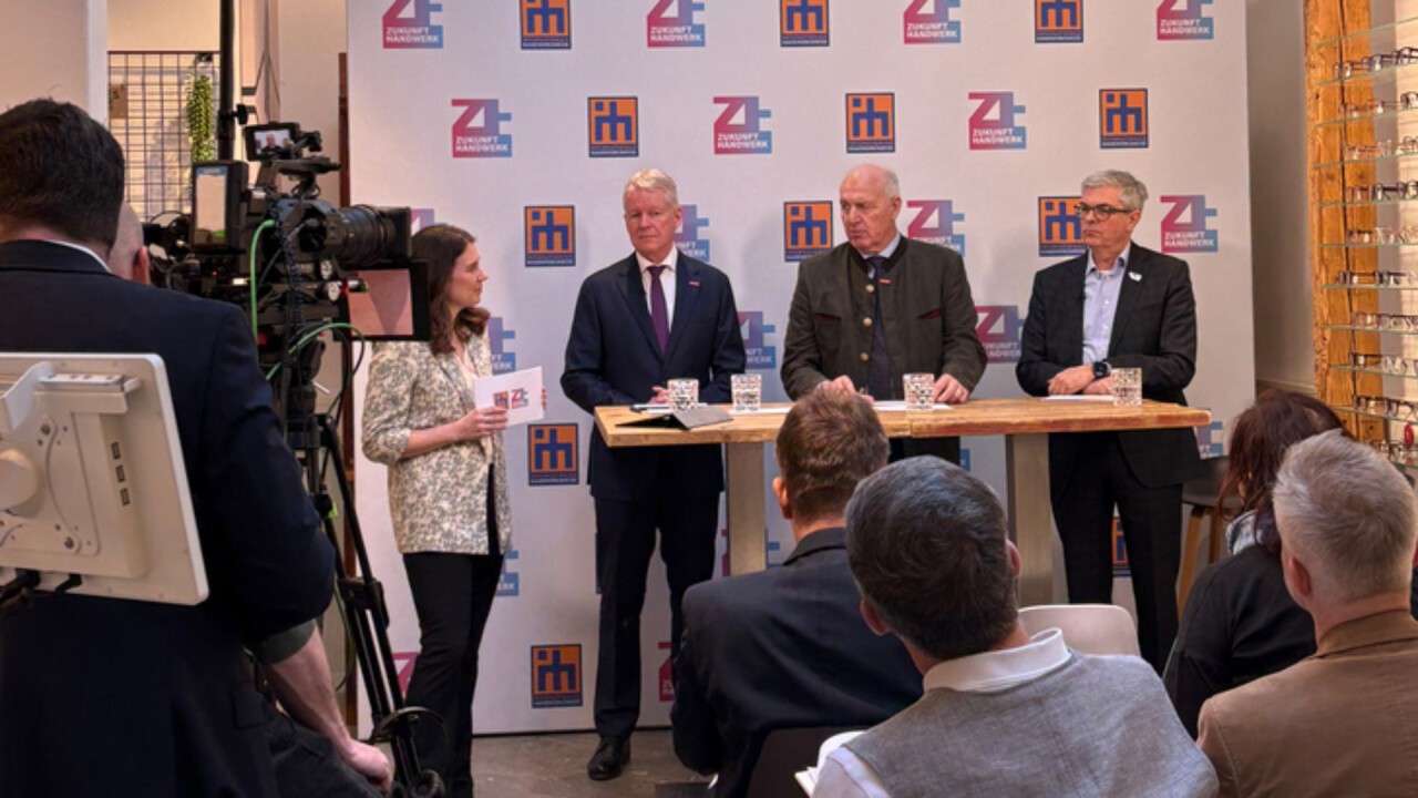 Wirtschaftsgespräch 2025: Miriam Bornhak, Holger Schwannecke, Franz Xaver Peteranderl und Dieter Dohr (v.l.n.r.)